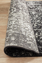 Aurora Scape Charcoal Transitional Runner Rug