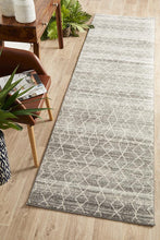 Aurora Remy Silver Transitional Runner Rug