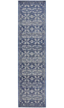 Mirage Gwyneth Stunning Transitional Navy Runner Rug