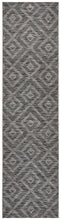 Paris Indoor Outdoor Black Runner Rug