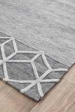 Azulik Grey Pulse Modern Rug