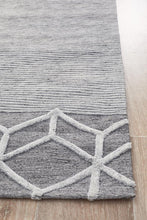 Azulik Grey Pulse Modern Rug