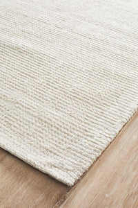 Caribe Ivory Cotton Rayon Rug