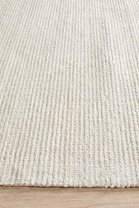 Caribe Ivory Cotton Rayon Rug