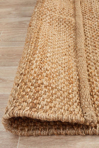 Costa Basket Weave Natural Rug