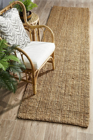 Costa Basket Natural Runner Rug