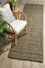 Costa Basket Silver Runner Rug