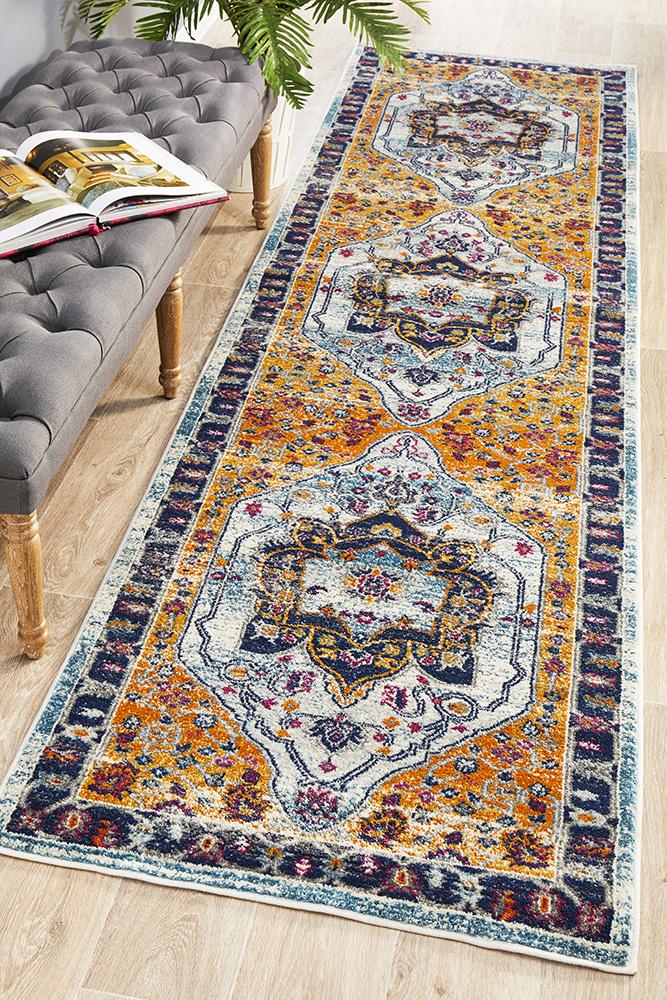 Kirra Rust Runner Rug