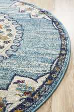 Kirra Blue Round Rug