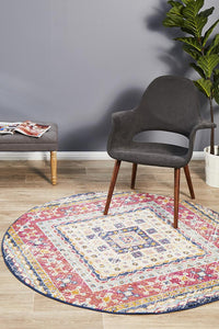 Kirra Multi Colour Round Rug