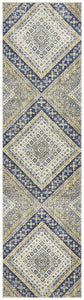 Kirra Navy Blue Runner Rug