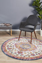 Kirra White Round Rug