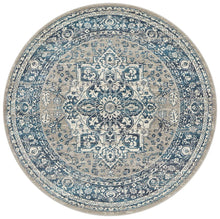 Kirra Blue Round Rug