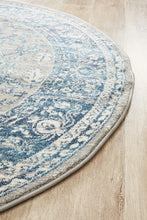 Kirra Blue Round Rug