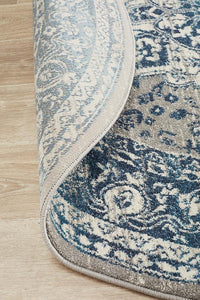 Kirra Blue Round Rug