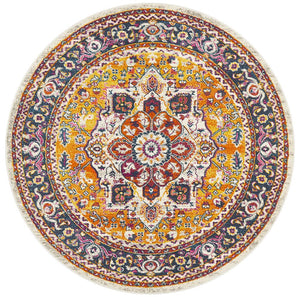 Kirra Multi Colour Round Rug