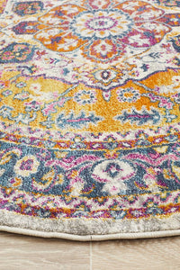 Kirra Multi Colour Round Rug