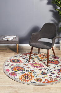 Kirra Multi Colour Round Rug