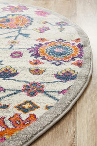 Kirra Multi Colour Round Rug