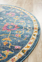 Kirra Navy Round Rug