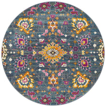 Kirra Blue Round Rug