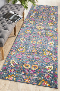 Kirra Blue Runner Rug