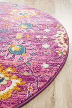 Kirra Fuchsia Round Rug