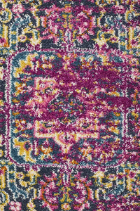 Kirra Fuchsia Round Rug