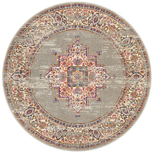 Kirra Grey Round Rug