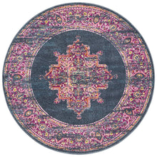 Kirra Navy Round Rug