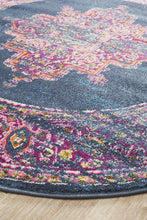 Kirra Navy Round Rug