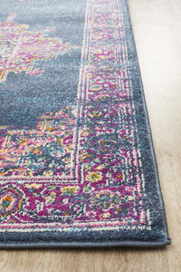 Kirra Navy Runner Rug