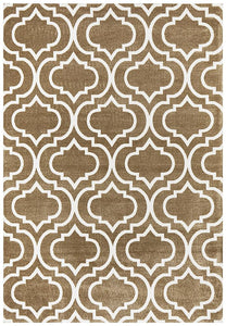 Ibiza Modern Trelliss Design Ash Rug