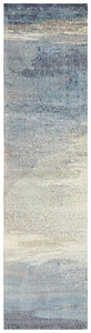 Ibiza Monet Blue Runner Rug