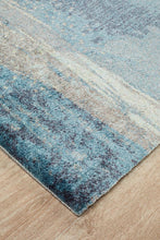 Ibiza Monet Blue Runner Rug