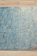 Ibiza Monet Blue Runner Rug