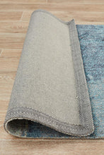 Ibiza Monet Blue Runner Rug