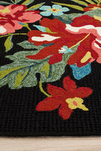 Rio Janeiro Black Indoor Outdoor Rug