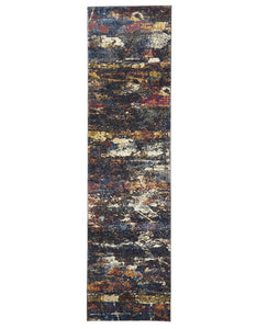 Dreamscape Splash Modern Midnight Rug