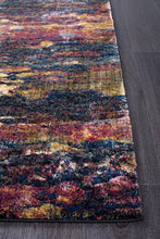 Dreamscape Splash Modern Midnight Rug