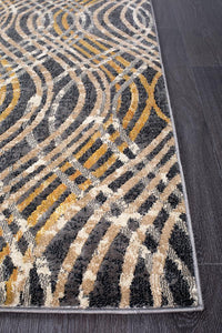 Dreamscape Flurry Modern Charcoal Rug