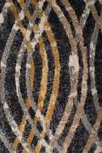 Dreamscape Flurry Modern Charcoal Runner Rug