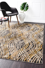 Dreamscape Flurry Modern Charcoal Rug