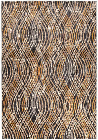 Dreamscape Flurry Modern Charcoal Rug