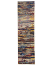 Dreamscape Strokes Modern Raspberry Rug