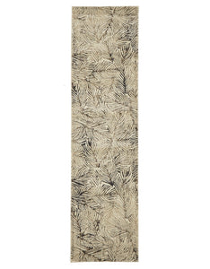 Dreamscape Artistic Nature Modern Charcoal Runner Rug