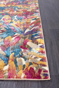 Dreamscape Memories Modern Tropical Runner Rug