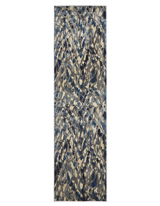 Dreamscape Ropes Modern Blue Runner Rug