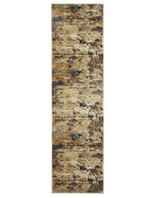 Dreamscape Tribute Modern Rust Runner Rug