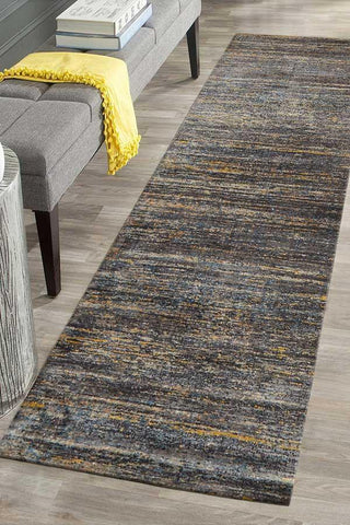 Dreamscape Distinguish Modern Slate Runner Rug